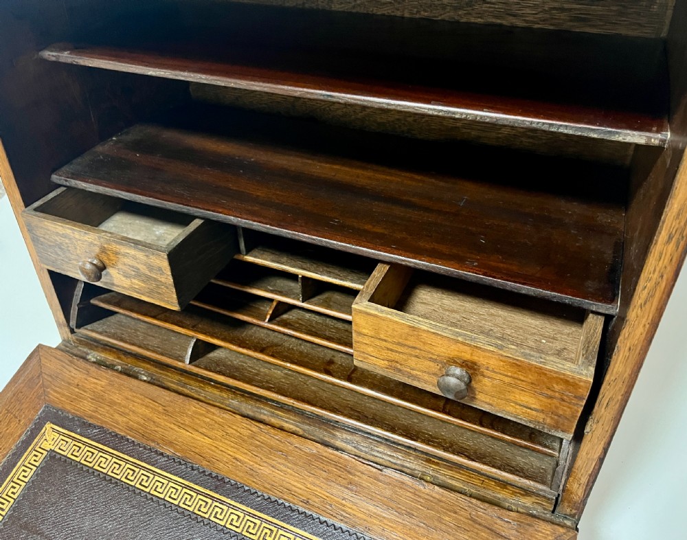 Large Antique Stationery Cabinet by Shoolbred View VIII