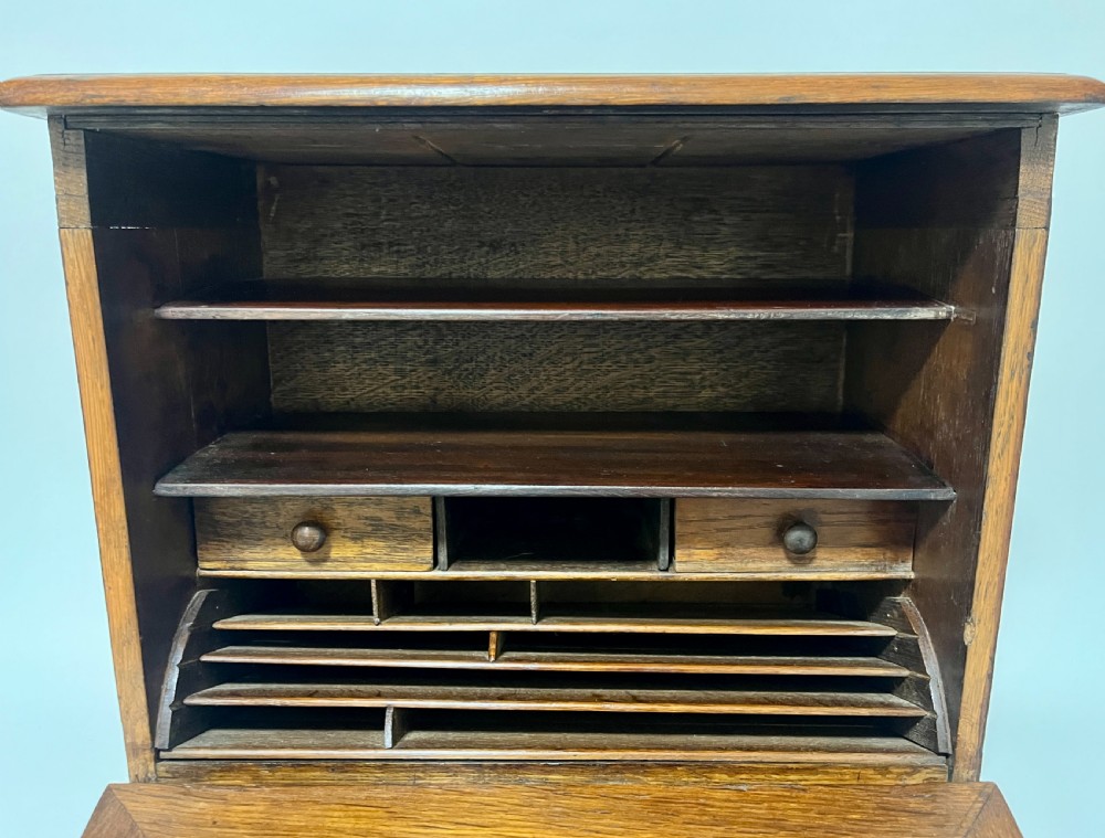 Large Antique Stationery Cabinet by Shoolbred View X