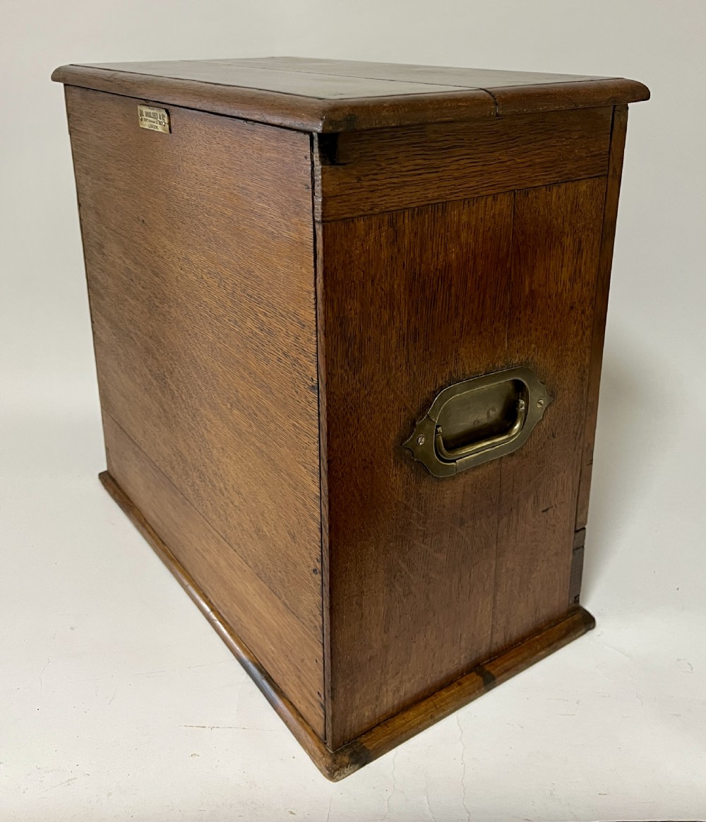 Large Antique Stationery Cabinet by Shoolbred View XVII
