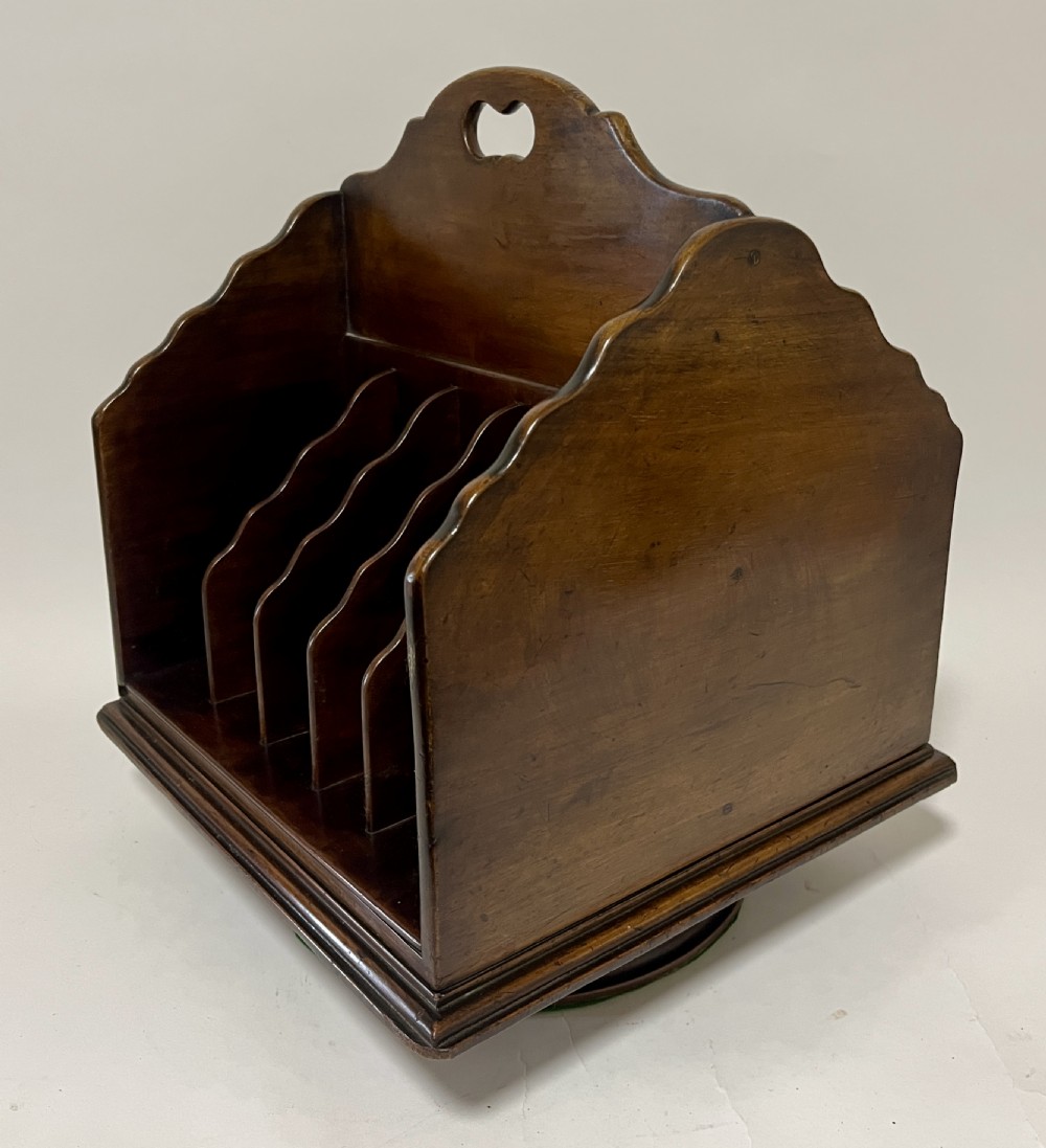 Antique Revolving Desk Tidy View IX