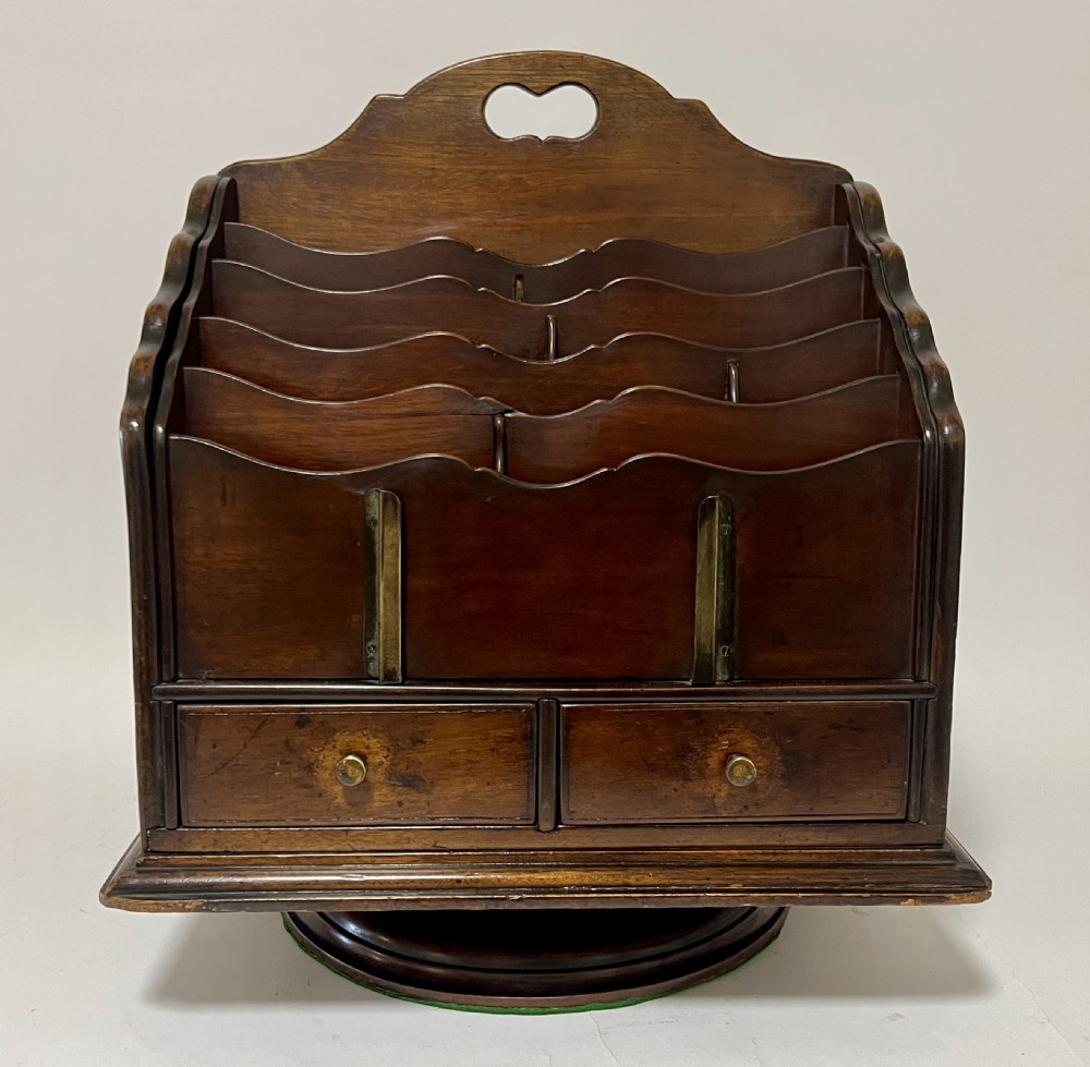 Antique Revolving Desk Tidy View XII