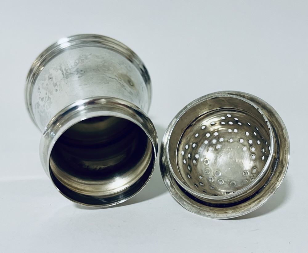 Antique Silver Pounce Pot View VIII