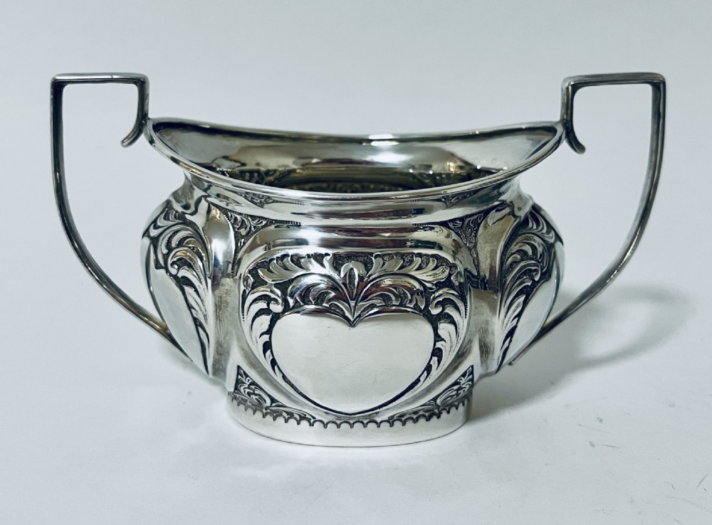 Victorian Silver Sugar Bowl