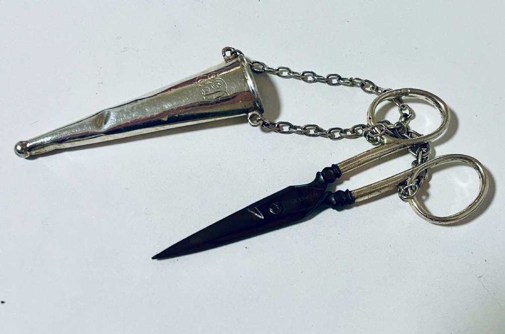 Antique Silver Chatelaine Scissors
 View VIII