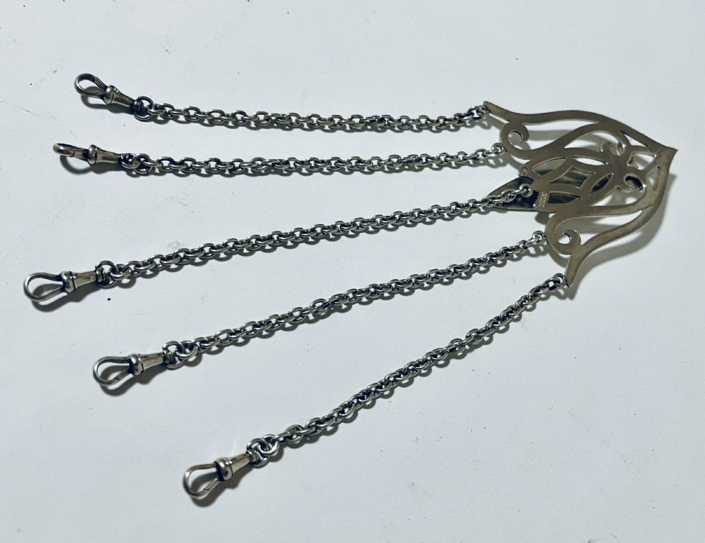 Antique Silver 5 Chain Chatelaine
 View IV