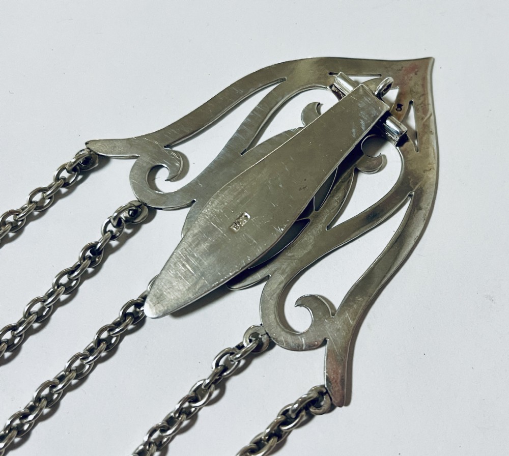 Antique Silver 5 Chain Chatelaine
 View VII
