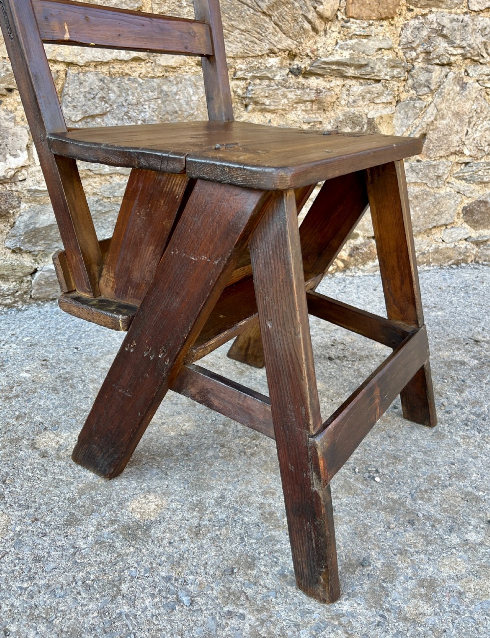 Antique Pine Metamorphic Steps View VII