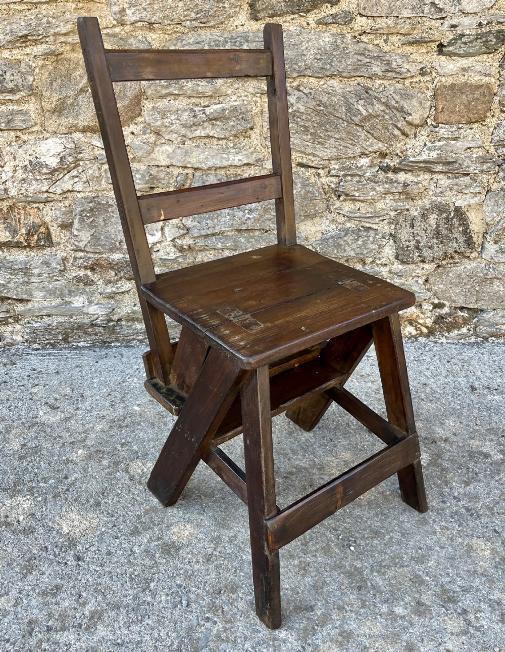 Antique Pine Metamorphic Steps View IX