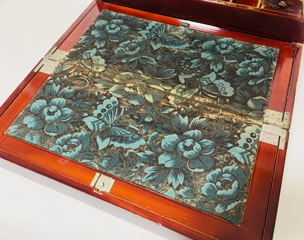Antique Japanese Lacquer Writing Box View IV