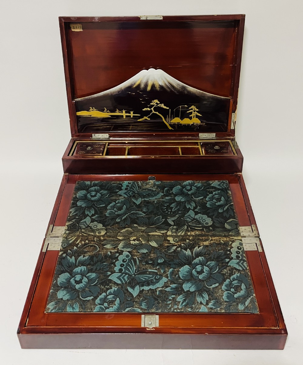 Antique Japanese Lacquer Writing Box View VIII