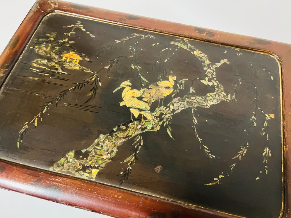Antique Japanese Lacquer Writing Box View XVIII