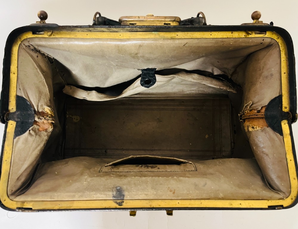 Antique Leather Gladstone Bag
 View X