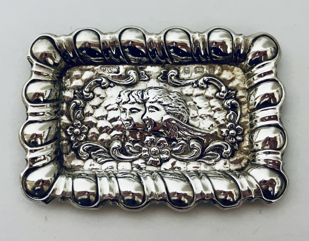 Antique Silver Pin Tray