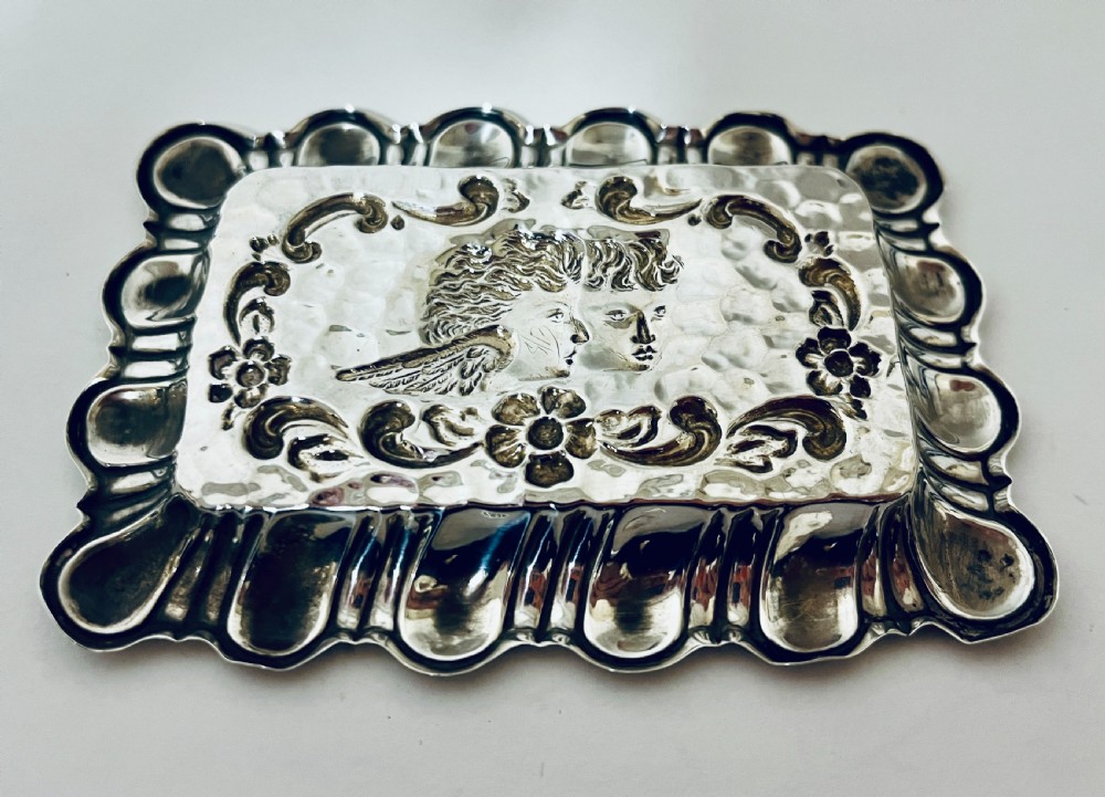 Antique Silver Pin Tray View VII
