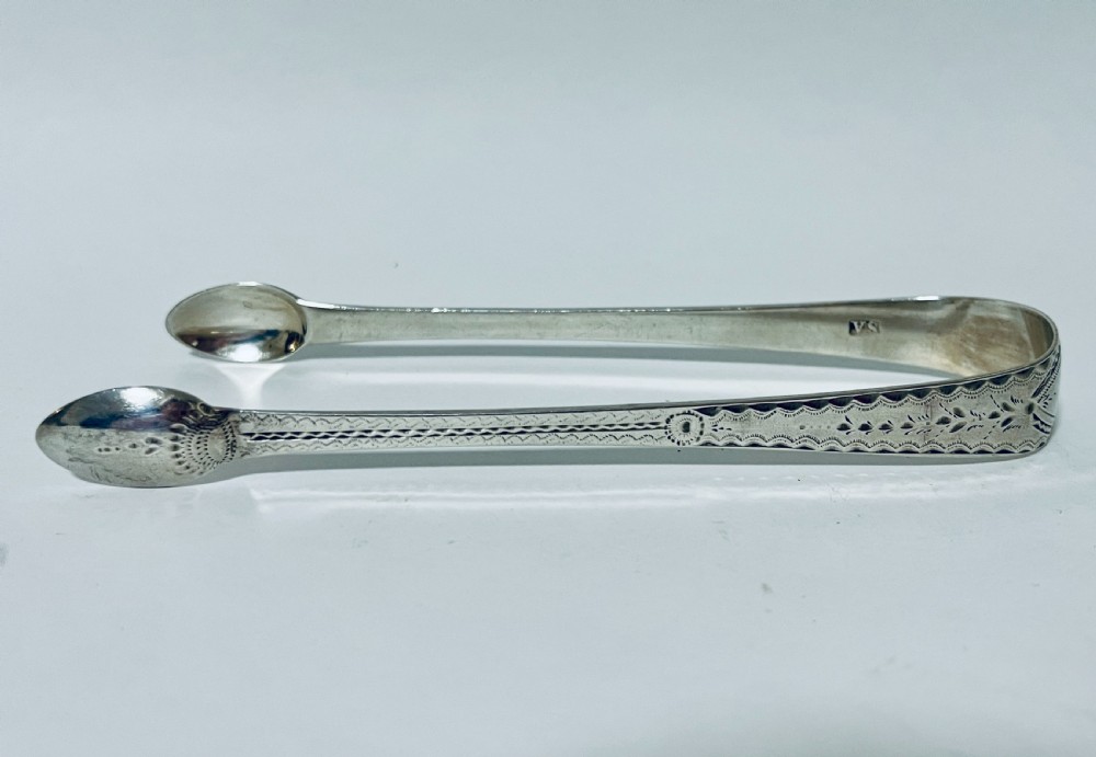 18th Century Georgian Silver Sugar Tongs