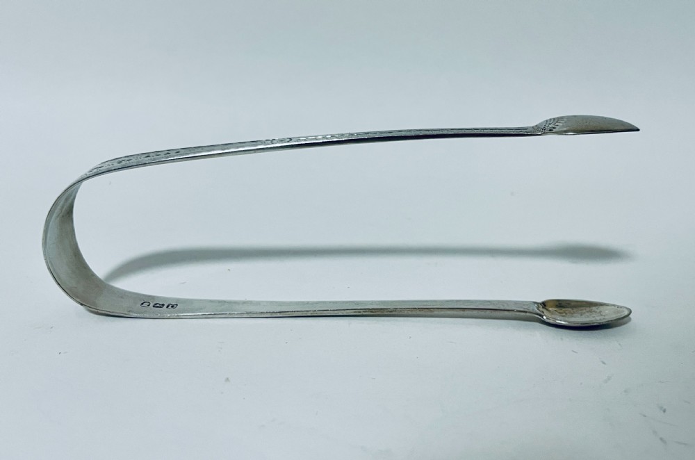 18th Century Georgian Silver Sugar Tongs View IV