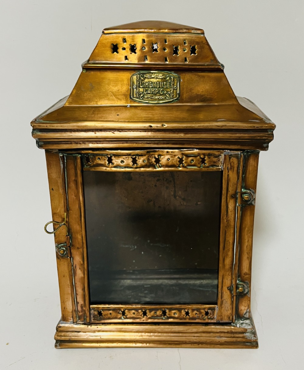 Antique Copper Bulkhead Lantern