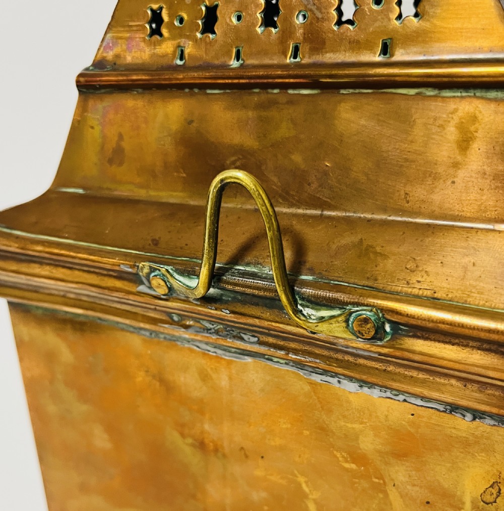 Antique Copper Bulkhead Lantern View VIII