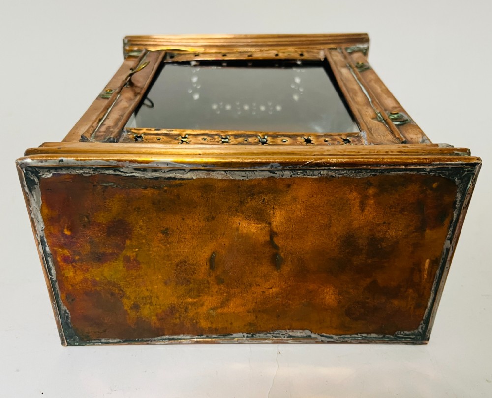 Antique Copper Bulkhead Lantern View XVII