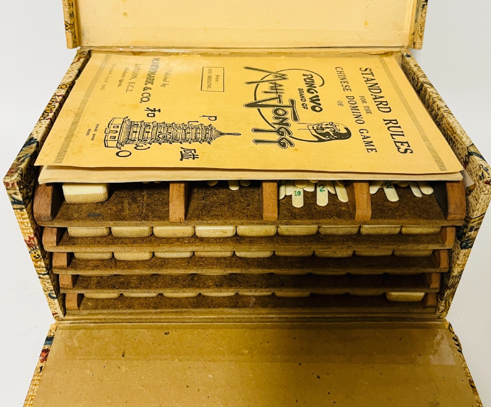 Bone and Bamboo Mahjong Set View VII