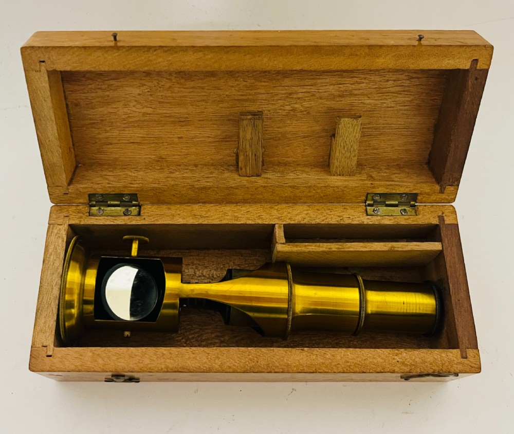 Antique Brass Student Microscope View VI