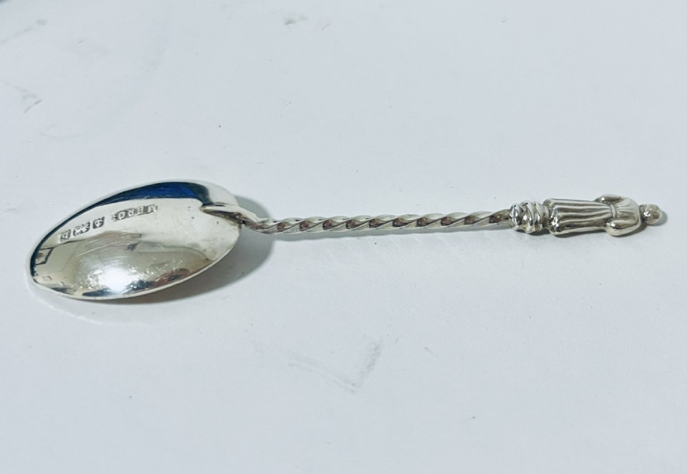 Set of 6 Antique Silver Apostle Spoons View IX