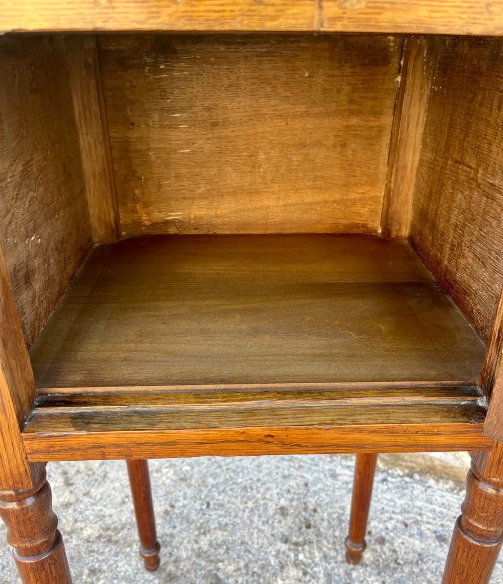 Georgian Oak and Mahogany Pot Cupboard View IX