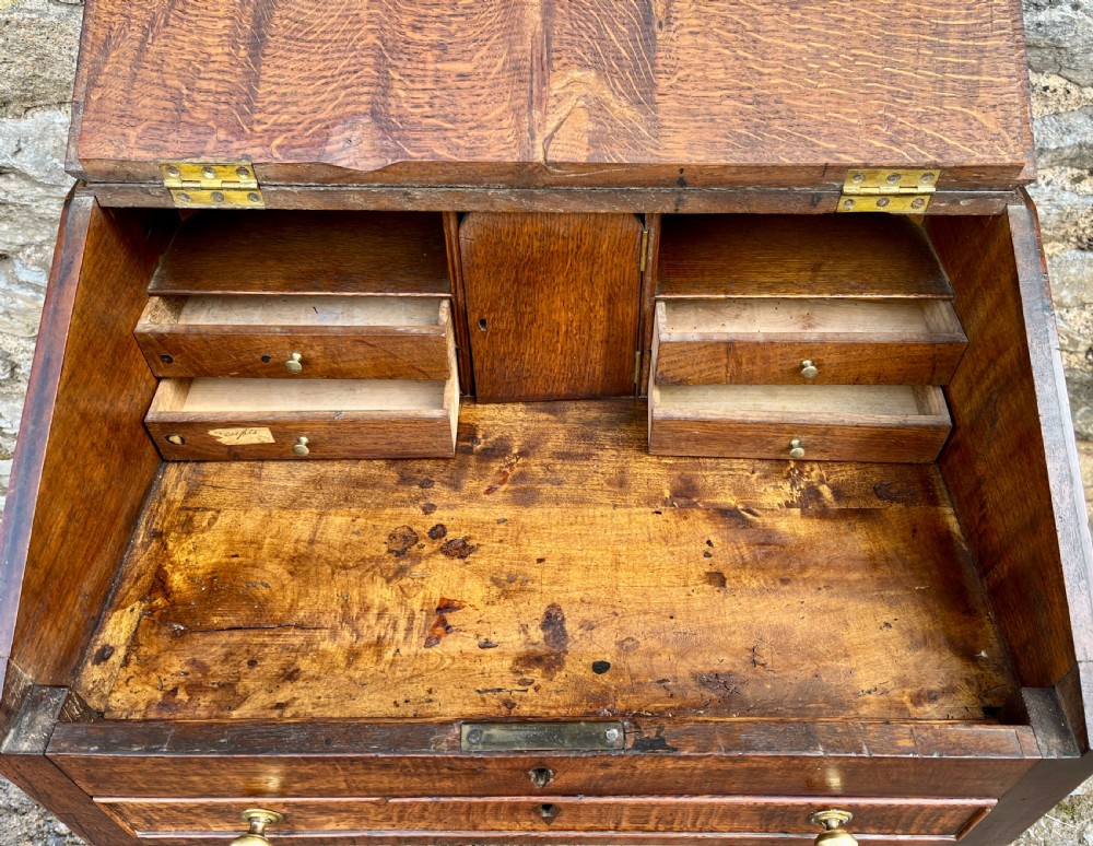 Georgian Oak Clerks Desk View IX