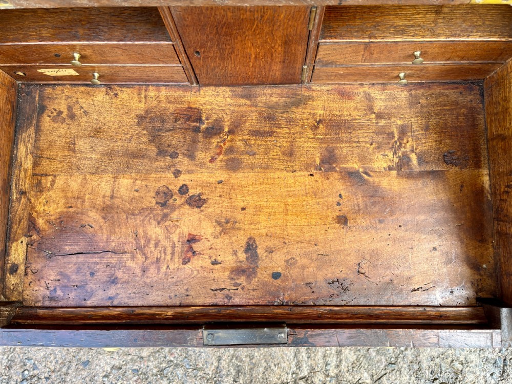 Georgian Oak Clerks Desk View XI