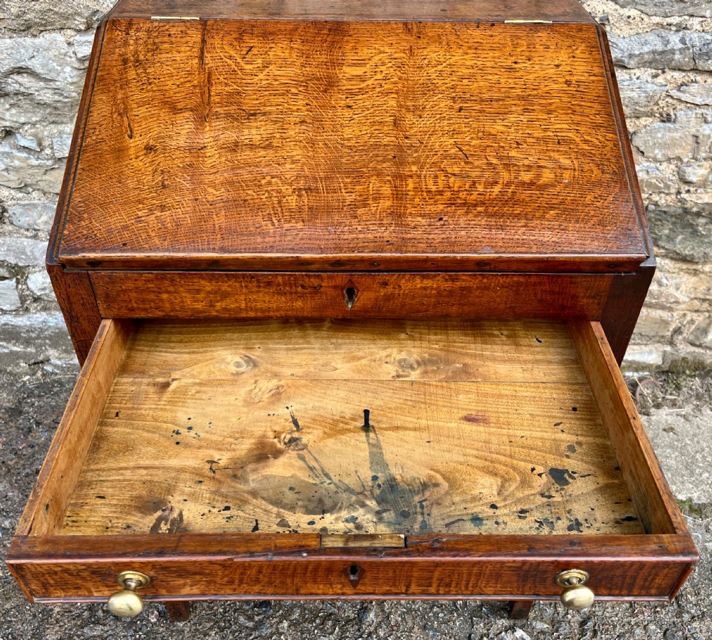 Georgian Oak Clerks Desk View XIII