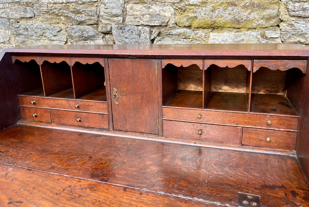 Georgian Oak Bureau View VIII