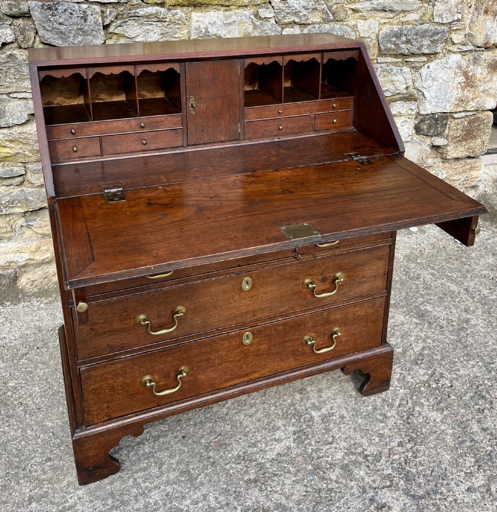 Georgian Oak Bureau View XVI