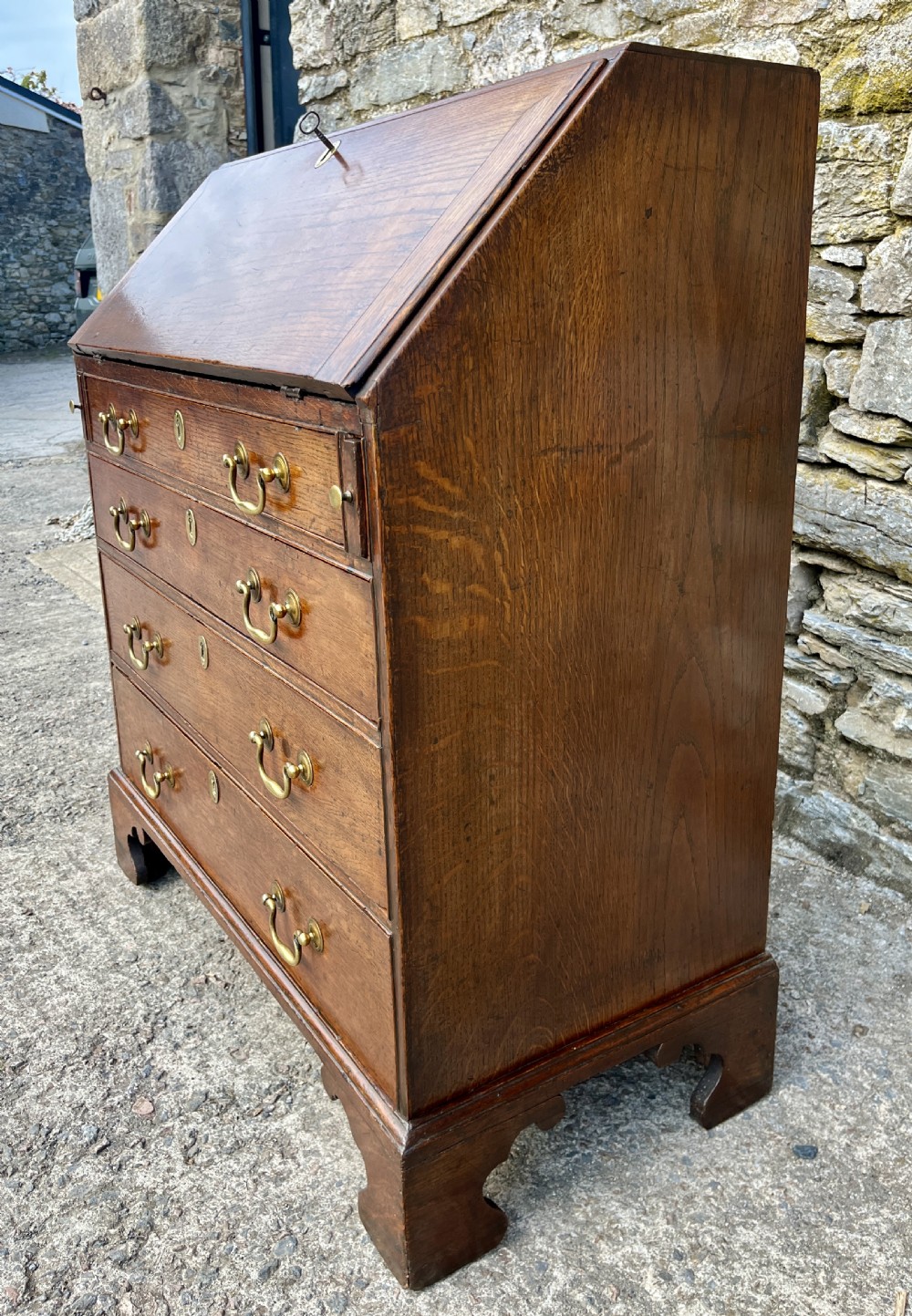 Georgian Oak Bureau View XXII