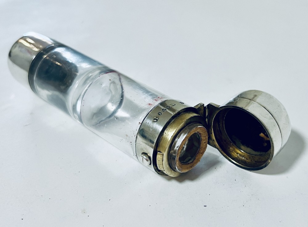 Victorian Double Ended Silver Scent View IX