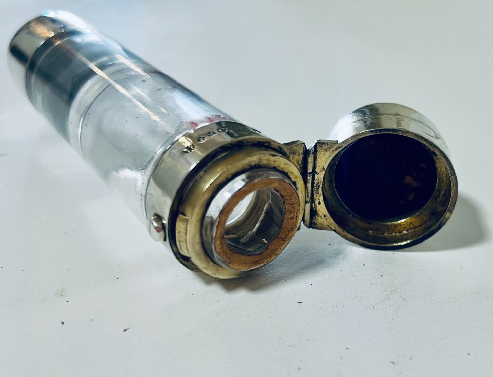 Victorian Double Ended Silver Scent View XI