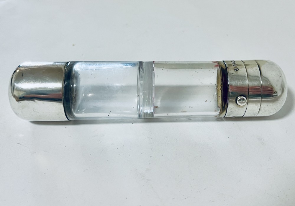 Victorian Double Ended Silver Scent View XIII
