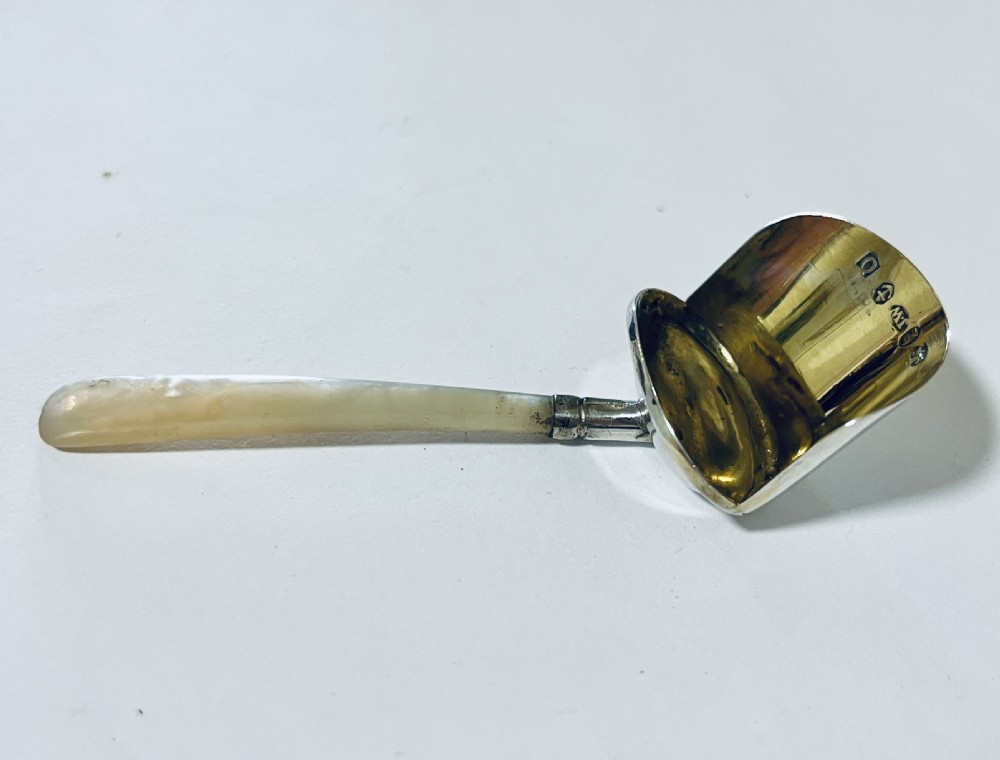 Georgian Silver Caddy Spoon View VII