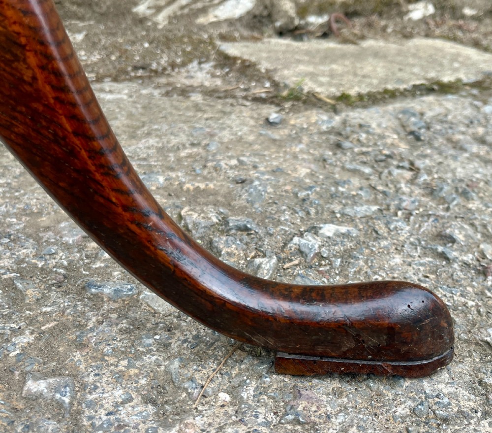 Georgian Oak Tilt Top Occasional Table View XXI