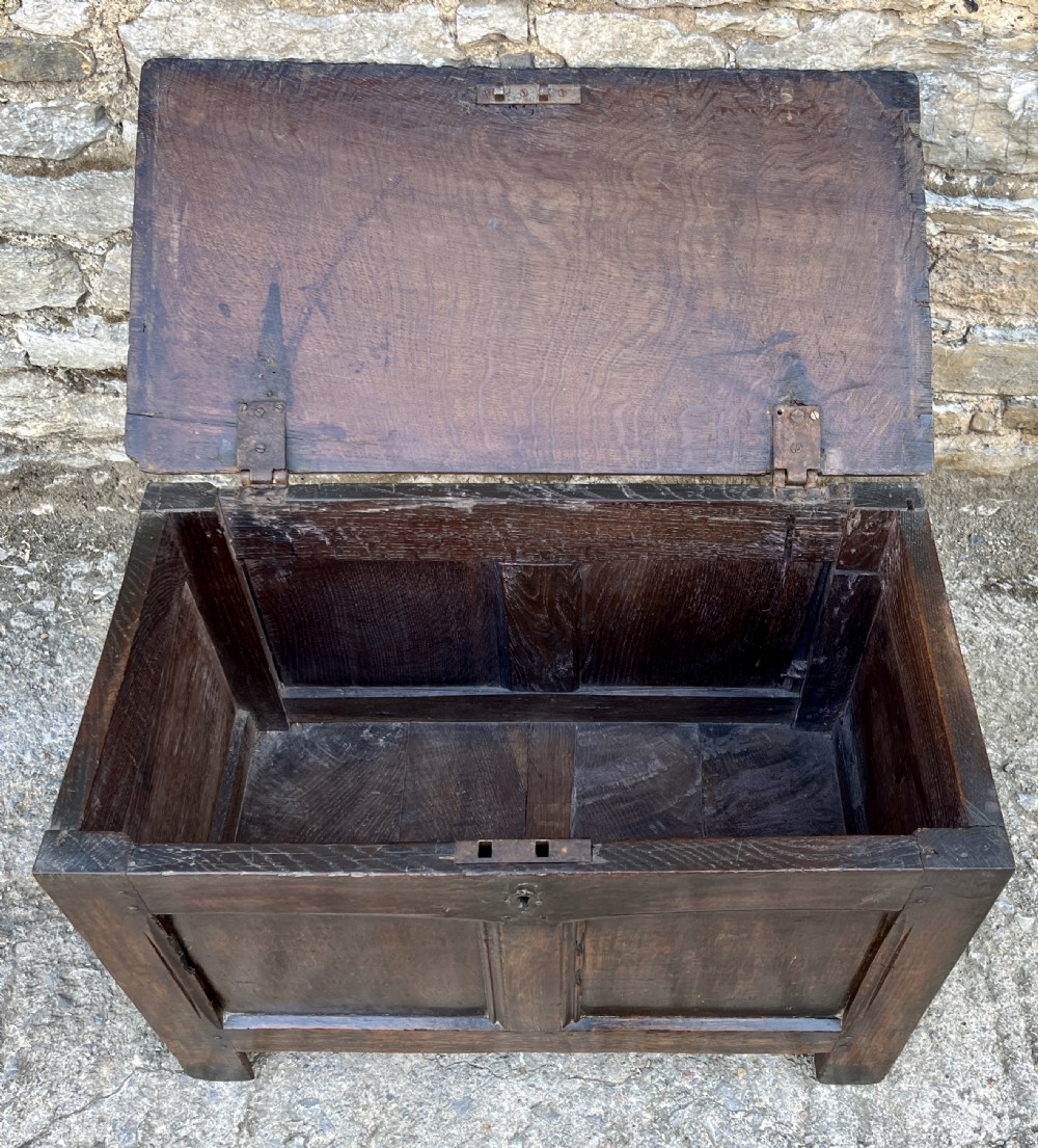 Small 18th Century Oak Coffer View III