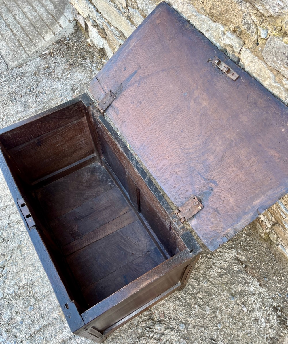Small 18th Century Oak Coffer View V