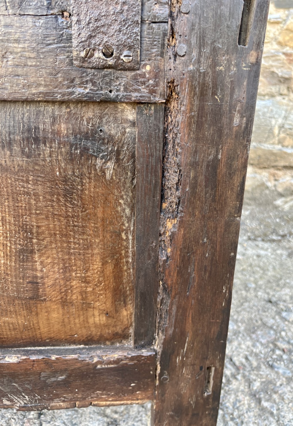 Small 18th Century Oak Coffer View VII