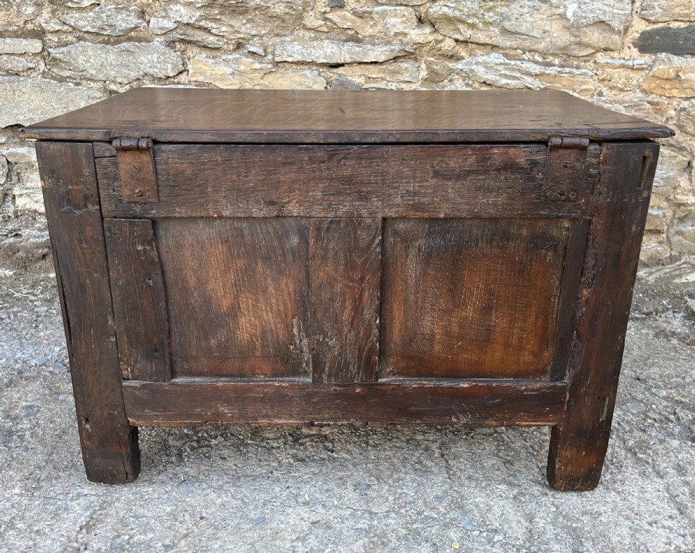 Small 18th Century Oak Coffer View XII