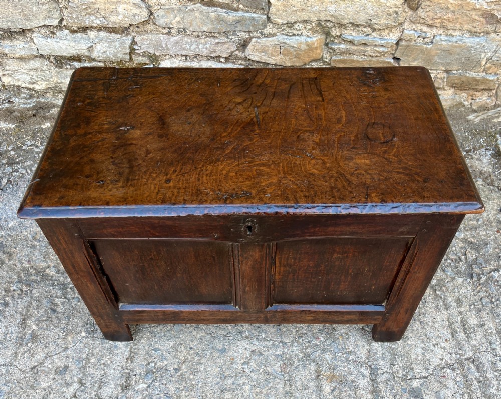 Small 18th Century Oak Coffer View XIV