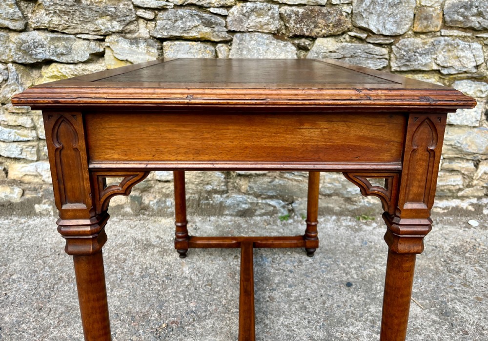 Victorian Gothic Writing Table View IX