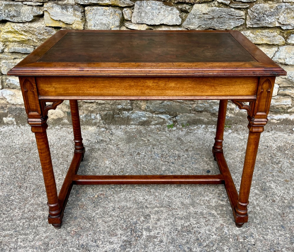 Victorian Gothic Writing Table View XI