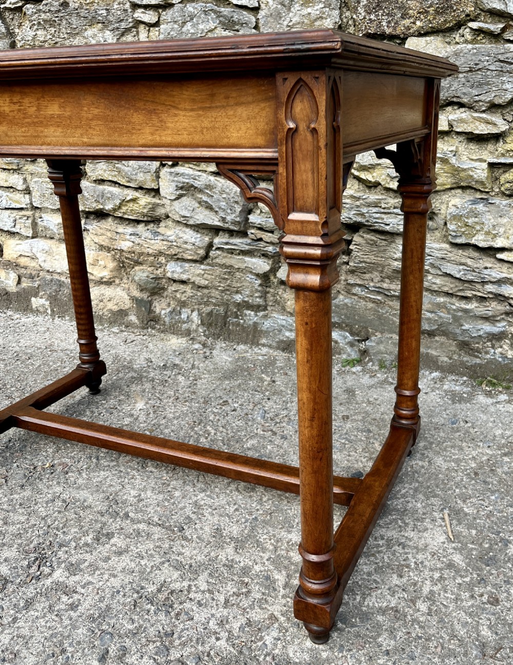 Victorian Gothic Writing Table View XII