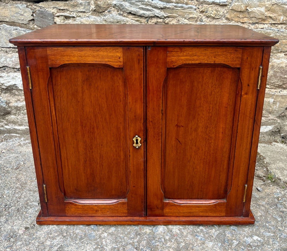 Antique Mahogany Postmaster’s Cabinet
