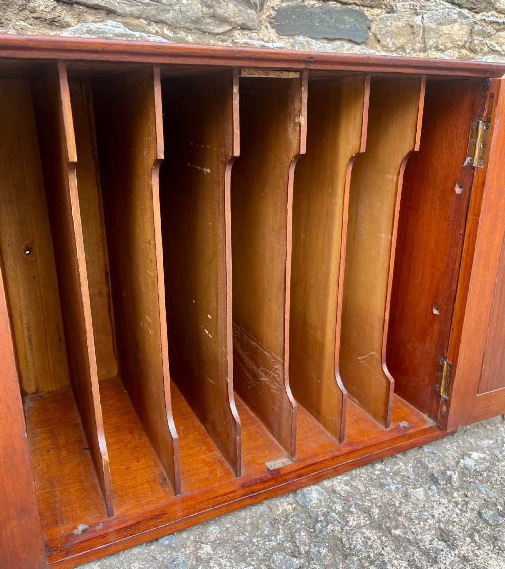 Antique Mahogany Postmaster’s Cabinet View VII