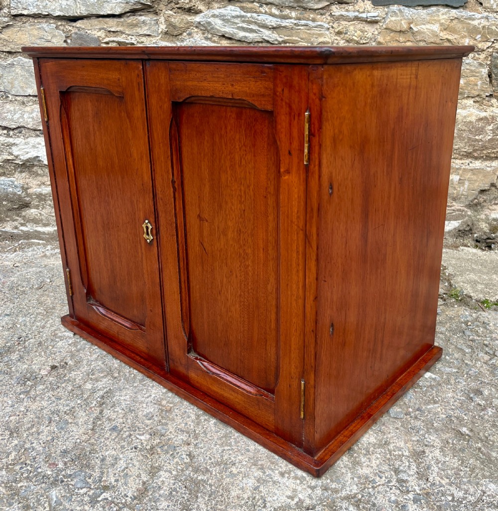 Antique Mahogany Postmaster’s Cabinet View X