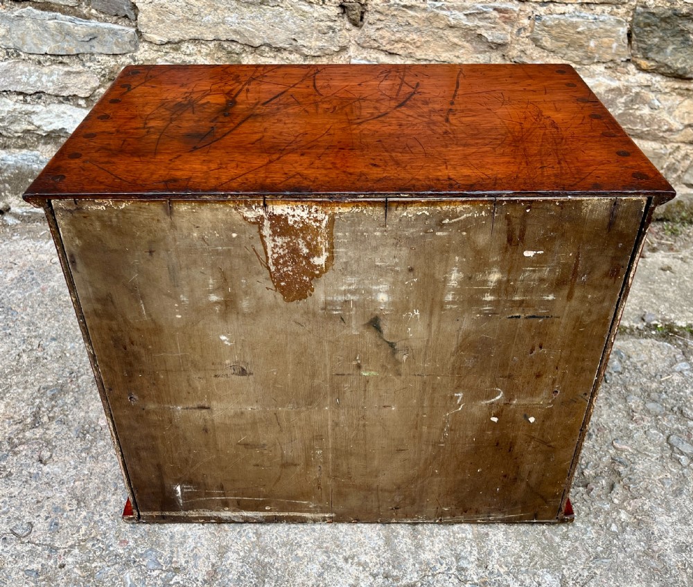 Antique Mahogany Postmaster’s Cabinet View XVI